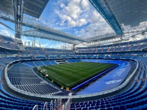 El perfecto estado del campo de juego/Real Madrid